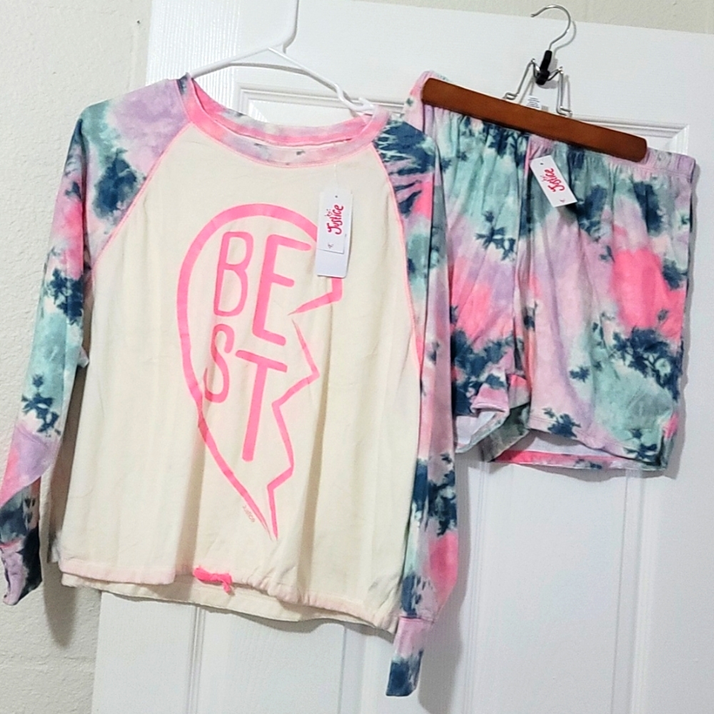 Girls/Women's Justice 'Best' 2pc Pajama Set